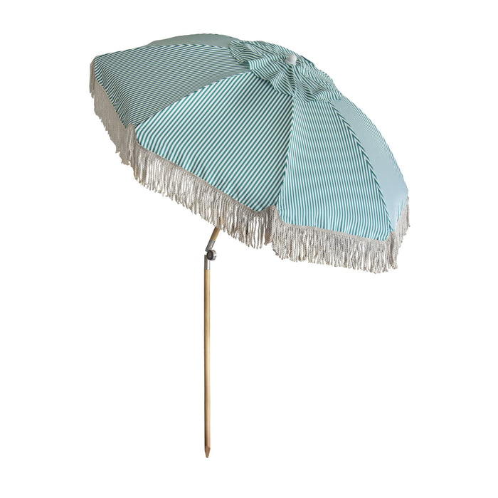 Parasol vert avec franges Playa 180 cm