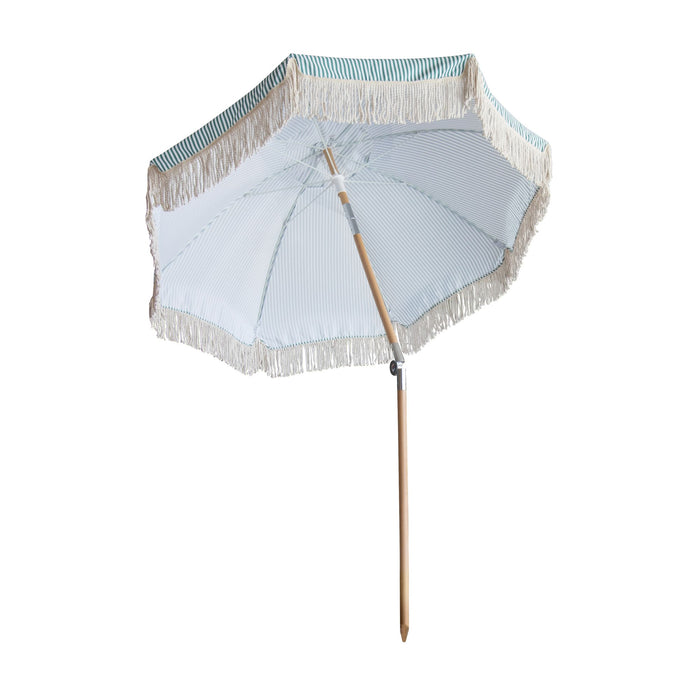 Parasol vert avec franges Playa 180 cm