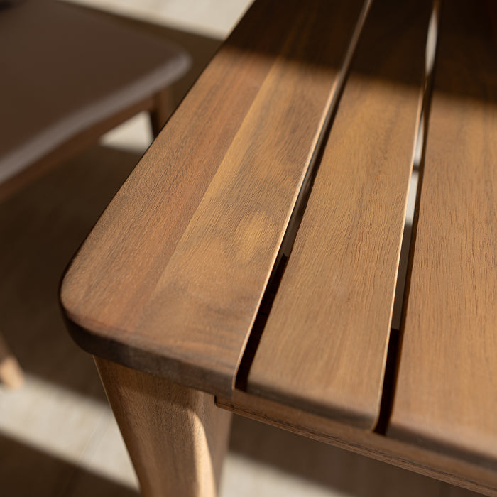 Ensemble de jardin Fidji avec 8 chaises en bois d’acacia